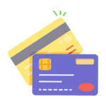 Icona carte di credito e pagamenti digitali